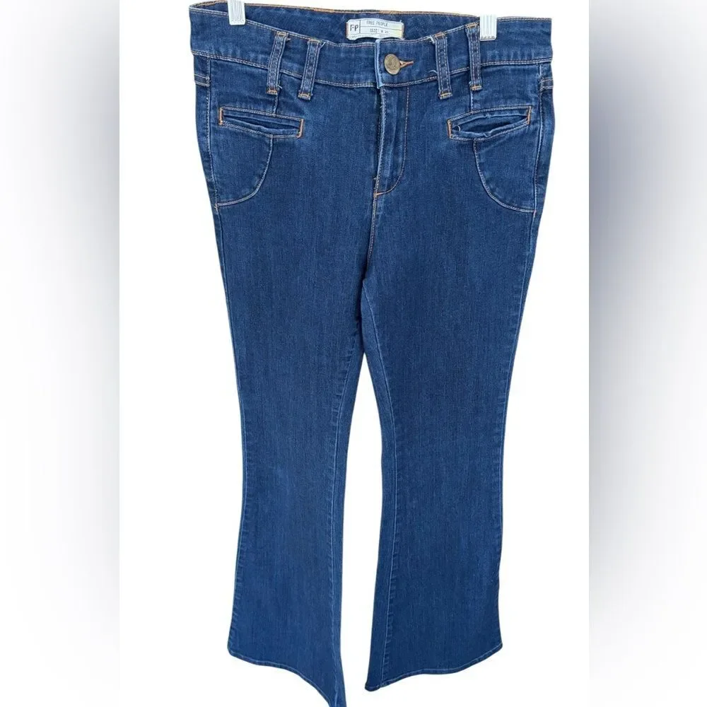 Free People Extreme Flare Bell Bottom Jeans size 29